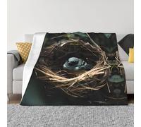 GGsdaf Little bird nest 60"x50" Flannel Blanket - King Size - Suitable for Beds and Sofas - Luxurious Micro Plush - Comfortable and Warm Blanket