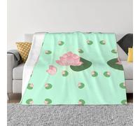 GGsdaf Lotus flowers waiting to bloom 50"x40" Flannel Blanket - King Size - Suitable for Beds and Sofas - Luxurious Micro Plush - Comfortable and Warm Blanket