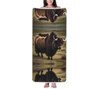 GGsdaf Mighty Highland Yak Ultra Soft Absorbent Bath Towel 27x55 Inch - Suitable for Bathroom, SPA, Gym, Beach Swimming