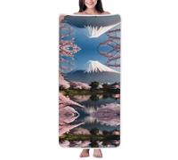 GGsdaf Mt. Fuji in early spring Ultra Soft Absorbent Bath Towel 27x55 Inch - Suitable for Bathroom, SPA, Gym, Beach Swimming