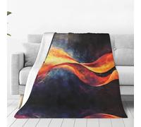 GGsdaf Quantum Energy Flow Super-soft flannel blanket perfect for the sofa, bed, camping, or travel 80"x60"