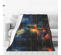 GGsdaf Quantum lattice Super-soft flannel blanket perfect for the sofa, bed, camping, or travel 40"x30"
