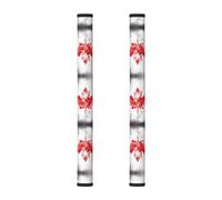 GGsdaf Retro Canada Flag Refrigerator Door Handle Cover 2PCS Furniture Protection Covers Suitable for refrigerators dishwashers etc