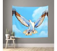 GGsdaf Seagulls in flight Pattern Tapestry - 60x51-inch, Perfect for Living Room/Bedroom/Dorm Room Art Hanging