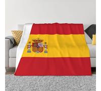GGsdaf Spanish flag 40"x30" Flannel Blanket - King Size - Suitable for Beds and Sofas - Luxurious Micro Plush - Comfortable and Warm Blanket
