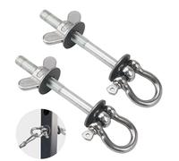 GGTE Band Pegs for Power Rack, Power Rack Attachments for Resistance Bands, O-Ring Attachment for Power Rack, Do Allkinds of Resistance-Band Workouts with Powerrack (2 Pack)