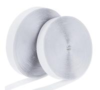 GGTTNRT Hook and Loop Tape Self Adhesive 10m Double Sided Cuttable Self Adhesive Sticky Tape 20mm Width (White)