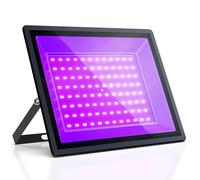 GGTU 100 W LED UV Black Light Spotlight, IP66, 395-400 nm | Robust, weatherproof & ready to use - ideal for events, stage, party and creative body art. ( 1 Piece )
