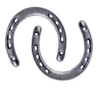 GGTYHAO Cast Iron Horseshoe，for Good Lucky, Durable Cast Iron Medium Horseshoe 5 Holes On Each Side for Wall Hung