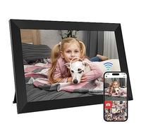 GGUA 10.1 Inch WiFi Digital Photo Frame Built in 64GB Memory, 1280x800 IPS LCD Touchscreen, Auto-Rotate and Audio, Quick and Easy Share Photos or Videos via the Frameo App, the Best Choice for Gifting