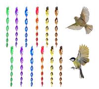 GGUFAY Reflective Bird Repellent, 12 Pieces Balcony Spiral Bird Repellent, Pigeon Repellents, Bird Repellents, Prevent Birds in the Home and Garden (6 Colours)