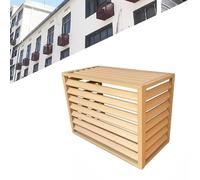 Gguwug air source heat pump cover 5P outdoor condenser protective aluminum air conditioning cover Hide Con Noise Reduction Multifunctional plant rack will make you durable outdoors