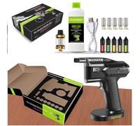 Gguwug Smoke Generator Tool, Handheld Smoked Bubble Gun, No Open Flame Required, Kitchen Food Smoker,for Drinks Molecular Bubble Water Sprayer for Bar Kitchen Restaurant Easy To Carry USB charging