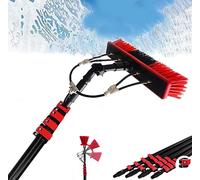 Gguwug Window Cleaning Pole Extension Pole 36ft Water fed Pole Kit for Solar Panel Cleaner and Outdoor High Washing Tool professional extendable window cleaning conservatory roof cleaner water fed