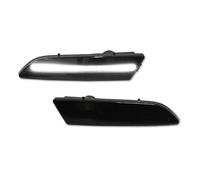 Ggwqfuh Car Rear Fog Light For Chrysler For Crossfire 2004-2008 4PCS LED Side Marker Light Bumper Front Amber Rear Red Turn Signal Lights Tail Brake Lamp Assembly(2pc Front white10)