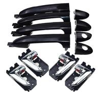 Ggwqfuh Car Side Door Handle for Kia for Spectra for Cerato 1.8L 2.0L 2004-2009 Outside Or Inside Front Rear Left Right Door Handle(Chrome)