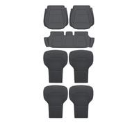 Ggwqfuh For Tesla For Model Y 2025 Seat Cushion Ventilation Comfortable Four Seasons Split Single Sitting Back Row Set Car Seat Covers(Black 7pcs)