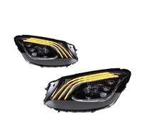 Ggwqfuh Headlamp Assembly For Benz S Class W222 2014-2018 For Maybach Style Car Headlights LED Auto Headlamp Assembly Projector Lens Accessories Kit Headlights(A one pair,Left steering wheel)