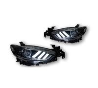 Ggwqfuh Headlamp Assembly For Mazda 6 For Atenza 2013-2017 Head Lamp For Mustang Headlights Fog Light Day Running DRL H7 LED Bi Xenon Bulb Car Accessory Headlights