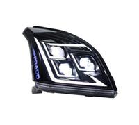 Ggwqfuh Headlamp Assembly For Toyota For Prado 2004-2009 LC120 Headlights DRL Head Lamp 12V H7 LED Lens Bi Xenon Bulbs Fog Lights Car Decoration Accessory Headlights