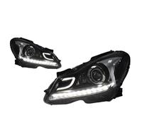 Ggwqfuh Headlamp Assembly For W204 Headlights 2011-2013 C200 C300 C Class Latest Styling LED DRL Dual Projector Car Accesorios Modified Auto Parts Headlights