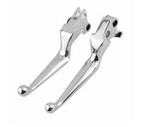 Ggwqfuh Motorbike Brake Clutch Lever for Dyna for FXDB for Fat for Bob for FXDF for Softail for Breakout for Sportster 883 1200 for Touring Motorcycle Brake Lever Clutch Clutch Brake Handle(Chrome)