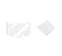 Ggwqfuh Navigation Screen Protector For Tesla For Model 3 For Highland For Ultra-clear Tempered Glass Screen Protector Center Display Film Protect Set Wireless Charging Mat(4PCS Set White)