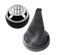 Ggwqfuh Shift Lever Knob for BMW for Mini for Cooper R50 R52 R53 2001-2008 5/6 Speed Gear Shift Knob Lever Shifter Pen Collar Parking Hand Gaiter Boot Gear Stick Knobs(B0562-K0310)