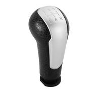 Ggwqfuh Shift Lever Knob for Chevrolet for Matiz for Spark M300 2011-2016 Car 5 Speed Manual Gear Shift Knob Leather Boot Cover Gear Stick Knobs(Sliver Knob)