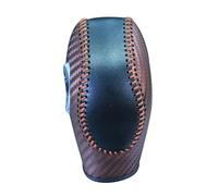 Ggwqfuh Shift Lever Knob for Focus for EcoSport for Escape for Fusion for C-Max for Energi for Wagon PU Car Carbon Fiber Gear Shift Knob Gear Stick Knobs(Carbon Brown)