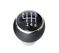 Ggwqfuh Shift Lever Knob for Mitsubishi for Lancer EX for EVO for GTS ASX V3 V5 V6 Car 5 Speed Gear Shift Knob MT Head Stick Handle Shifter Gear Stick Knobs(6 Speed with Hole)