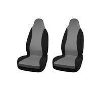 Ggwqfuh Universal Car Seat Covers Breathable Four Season Summer Car Seat Protection Cushion Car Seat Covers(2pcs Gray Black)