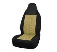 Ggwqfuh Universal Car Seat Covers Breathable Four Season Summer Car Seat Protection Cushion Car Seat Covers(1pcs Black Beige)