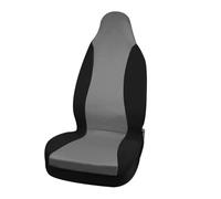 Ggwqfuh Universal Car Seat Covers Breathable Four Season Summer Car Seat Protection Cushion Car Seat Covers(1pcs Gray Black)