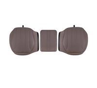 Ggwqfuh Universal Leather Car Seat Cover Four Season Auto Breathable Comfortable Saddle Cushions Covers For Seats Car Seat Covers(BrownC rear seat)
