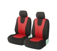 Ggwqoops 1/2/5/7seat Fit Most Cars Protective Cover Universal Car Accessories Auto Seat Covers Red Black Car Seat Covers(2 seats-Red)