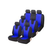 Ggwqoops 1/2/5/7seat Fit Most Cars Protective Cover Universal Car Accessories Auto Seat Covers Red Black Car Seat Covers(7 seats-Blue)
