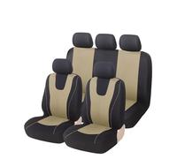 Ggwqoops 1/2/5/7seat Fit Most Cars Protective Cover Universal Car Accessories Auto Seat Covers Red Black Car Seat Covers(5 seats-Beige)