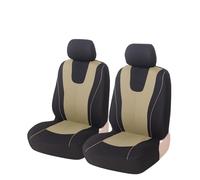 Ggwqoops 1/2/5/7seat Fit Most Cars Protective Cover Universal Car Accessories Auto Seat Covers Red Black Car Seat Covers(2 seats-Beige)