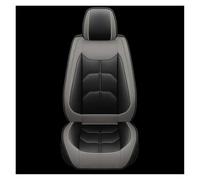Ggwqoops 1 PC Universal PU Leather Car Seat Cover All Models Interior Accessories Car Seat Covers(Black Grey)