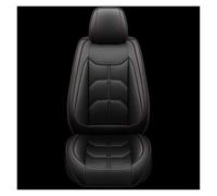 Ggwqoops 1 PC Universal PU Leather Car Seat Cover All Models Interior Accessories Car Seat Covers(Black)