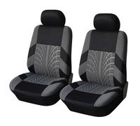 Ggwqoops 2+1 Car Seat Covers Universal For Most Car Seat Protector Cover Auto Interior Accessories Automobiles Car Seat Covers(GRAY 2PCS)