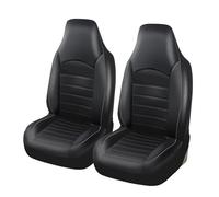 Ggwqoops 2 Pack PU Leather Front Seat Cover Car good Back Bucket Car Seat Protector Cover Universal Car Seat Accessories Car Seat Covers(Gray 2pcs)
