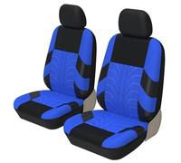 Ggwqoops 2PCS Car Seat Covers Set Universal Fit Most Covers Seat Cover With Tire Trace Craftsmanship Car Seat Covers(Blue 2PCS)