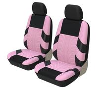 Ggwqoops 2PCS Car Seat Covers Set Universal Fit Most Covers Seat Cover With Tire Trace Craftsmanship Car Seat Covers(Pink-2PCS)