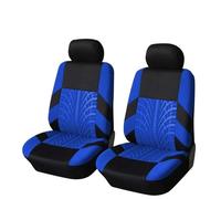 Ggwqoops 2Pieces Front Car Seat Cover Universal Auto Seat Protector Car Seat Covers(Blue front covers)