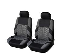 Ggwqoops 2Pieces Front Car Seat Cover Universal Auto Seat Protector Car Seat Covers(Gray front covers)