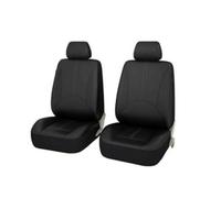Ggwqoops 4PCS/9PCS Car Seat Cover Breathable PU Leather Full Surrounded Seat Protector Universal Vehicle Seat Cushion For Most Cars Car Seat Covers(Black 4pcs)