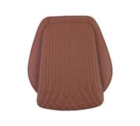 Ggwqoops 54cm Breathable Car Seat Cushion Leather Commercial Vehicle Non-slip Support Pad Universal good Rebound Sponge Seat Cover Car Seat Covers(Front row-Orange)
