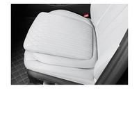 Ggwqoops 54cm Breathable Car Seat Cushion Leather Commercial Vehicle Non-slip Support Pad Universal good Rebound Sponge Seat Cover Car Seat Covers(Front row - white)